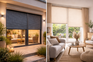 Rolety zewnętrzne vs wewnętrzne – podstawowe różnice konstrukcyjne i funkcjonalne