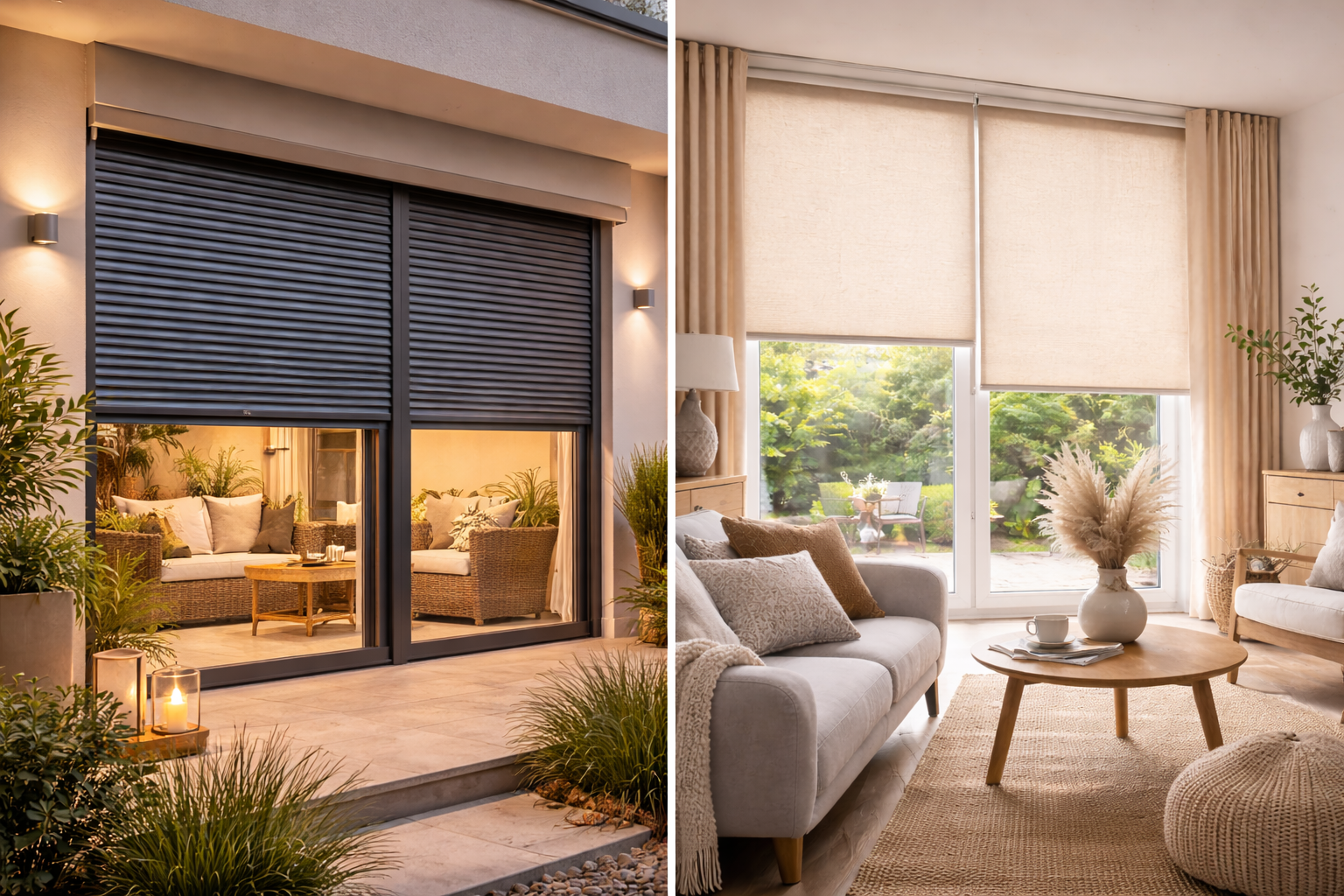 Rolety zewnętrzne vs wewnętrzne – podstawowe różnice konstrukcyjne i funkcjonalne